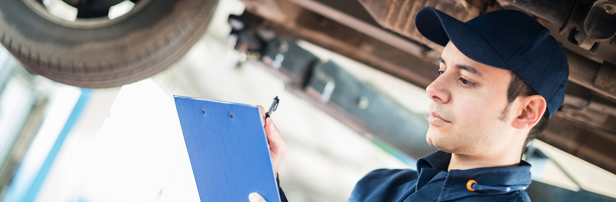 Mechanic checking a vehicle over - Car Servicing Kings Langley